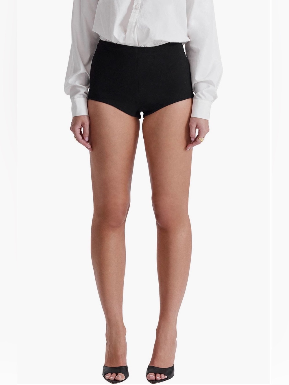 HOUSE OF CB Tahni Back Zip High Waist Shorts